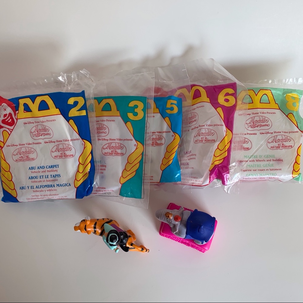 Aladdin McDonald toy set